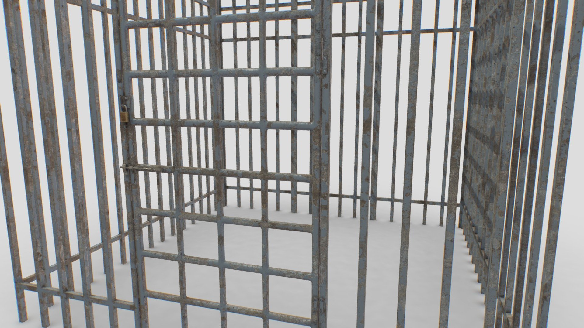 Basement Jail Storage or Cell Pack 3 3d model