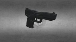 Five-Seven Low Poly-Like model