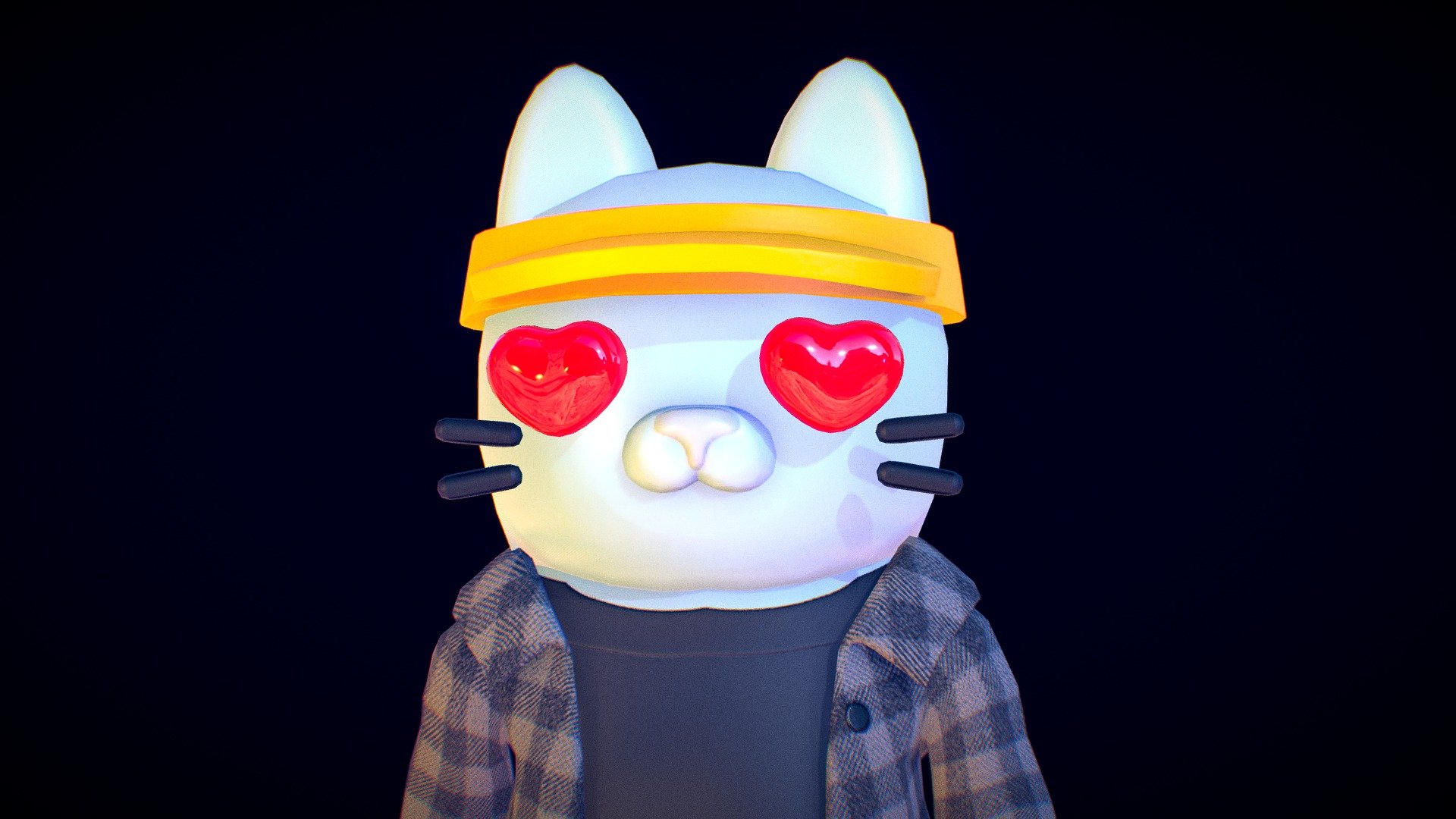 Cool Cat | Commission 3d model