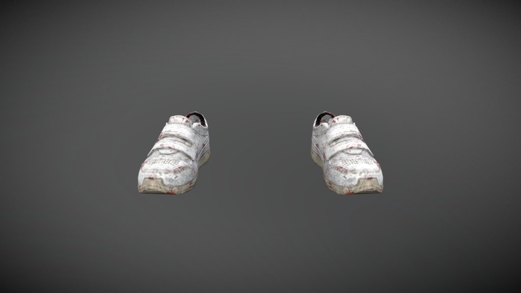 BLOODY SNEAKERS 3d model