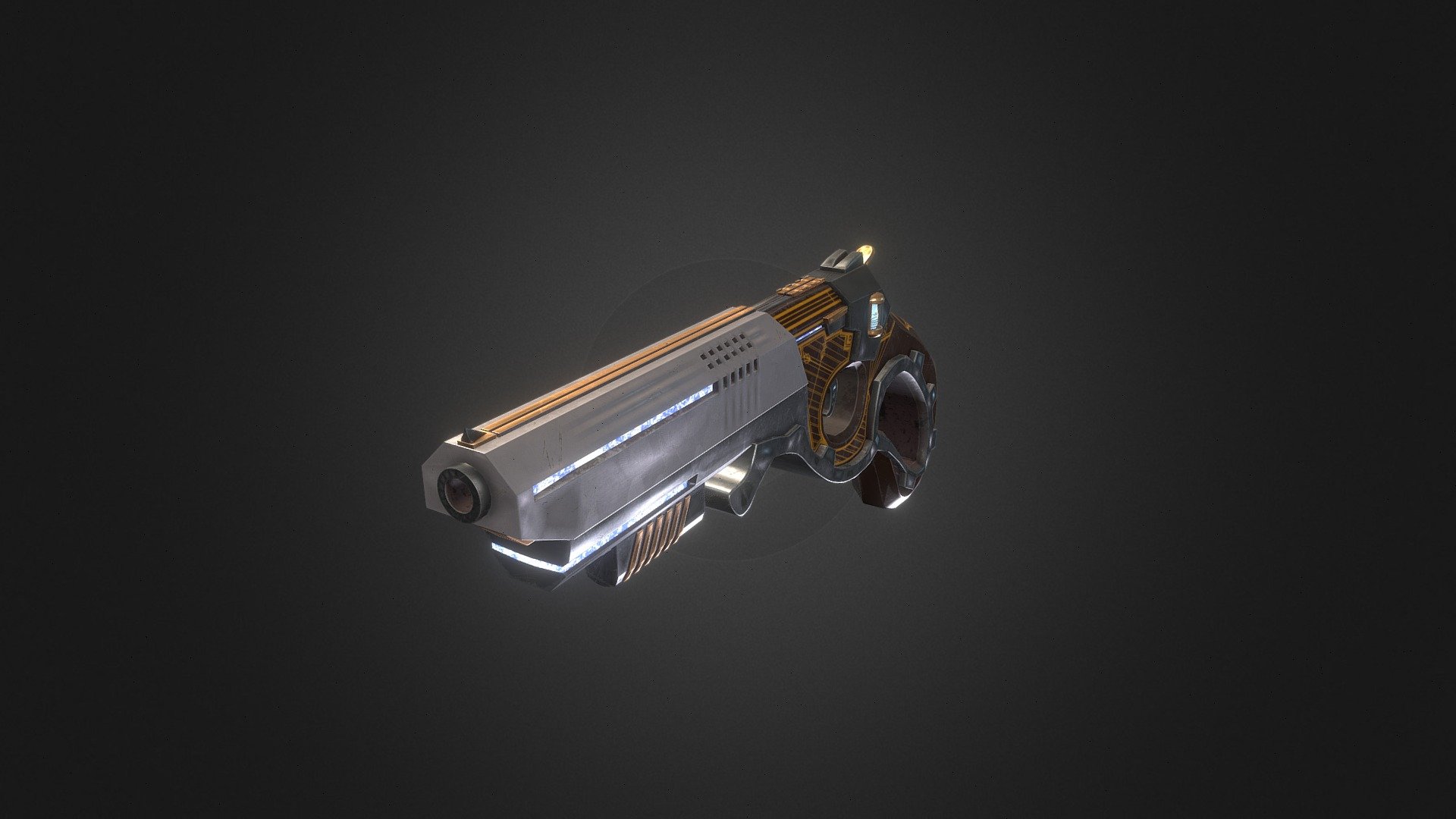 Decô Energy Pistol 3d model