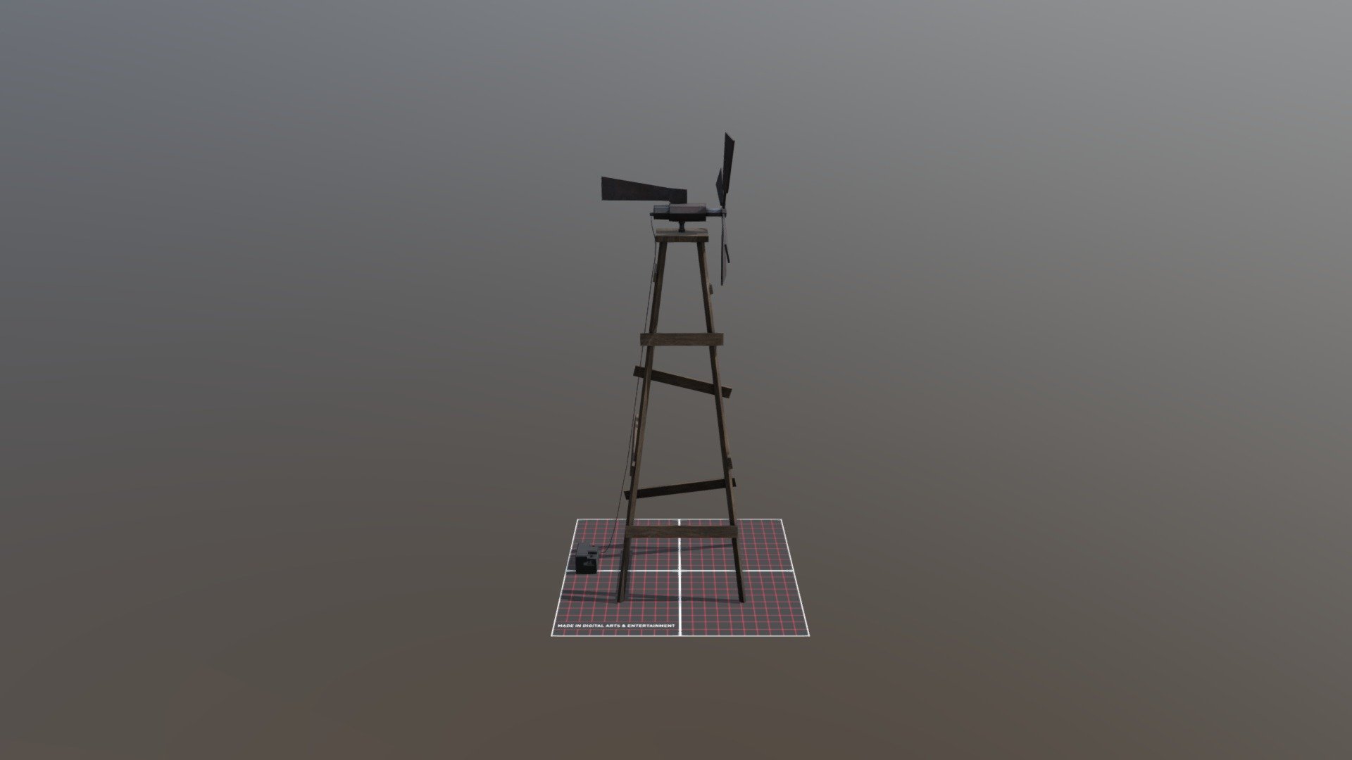 Prop Wind Mill 3d model