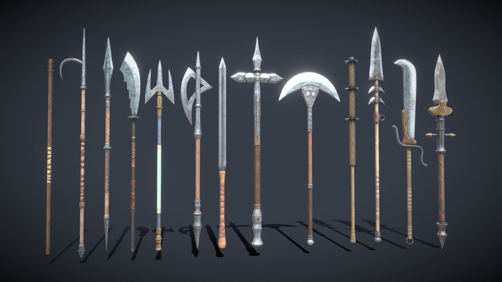 Amazon set 3d model