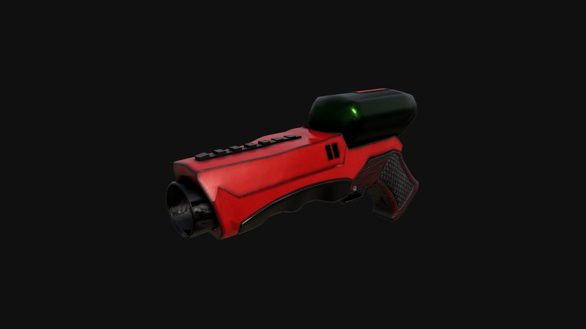 Chili Splatter Gun 3d model