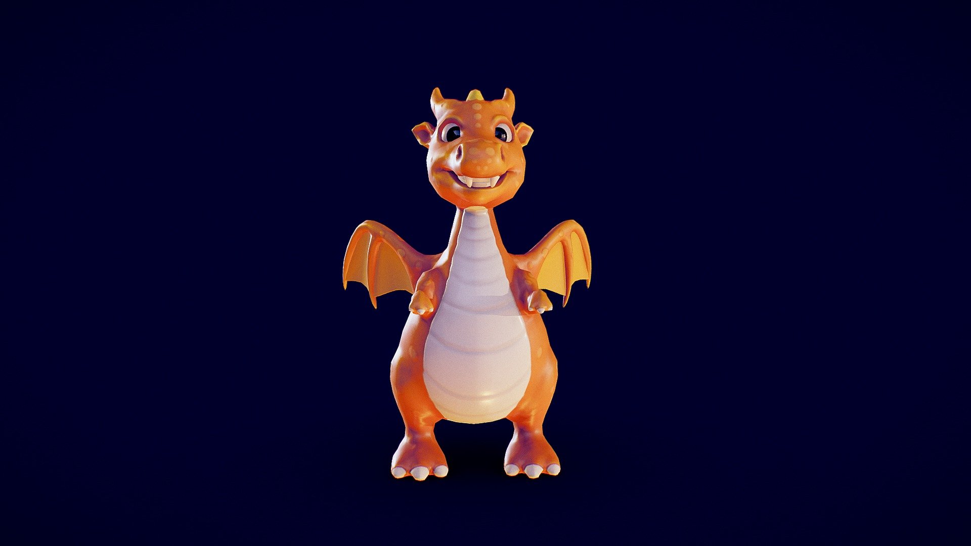 Stylized Dragon | Akishaqs 3d model