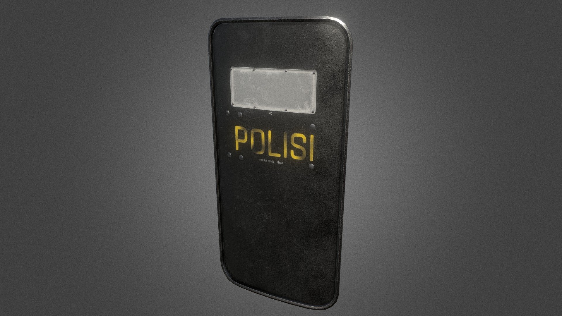 Anti Riot Shield Indonesian 3d model