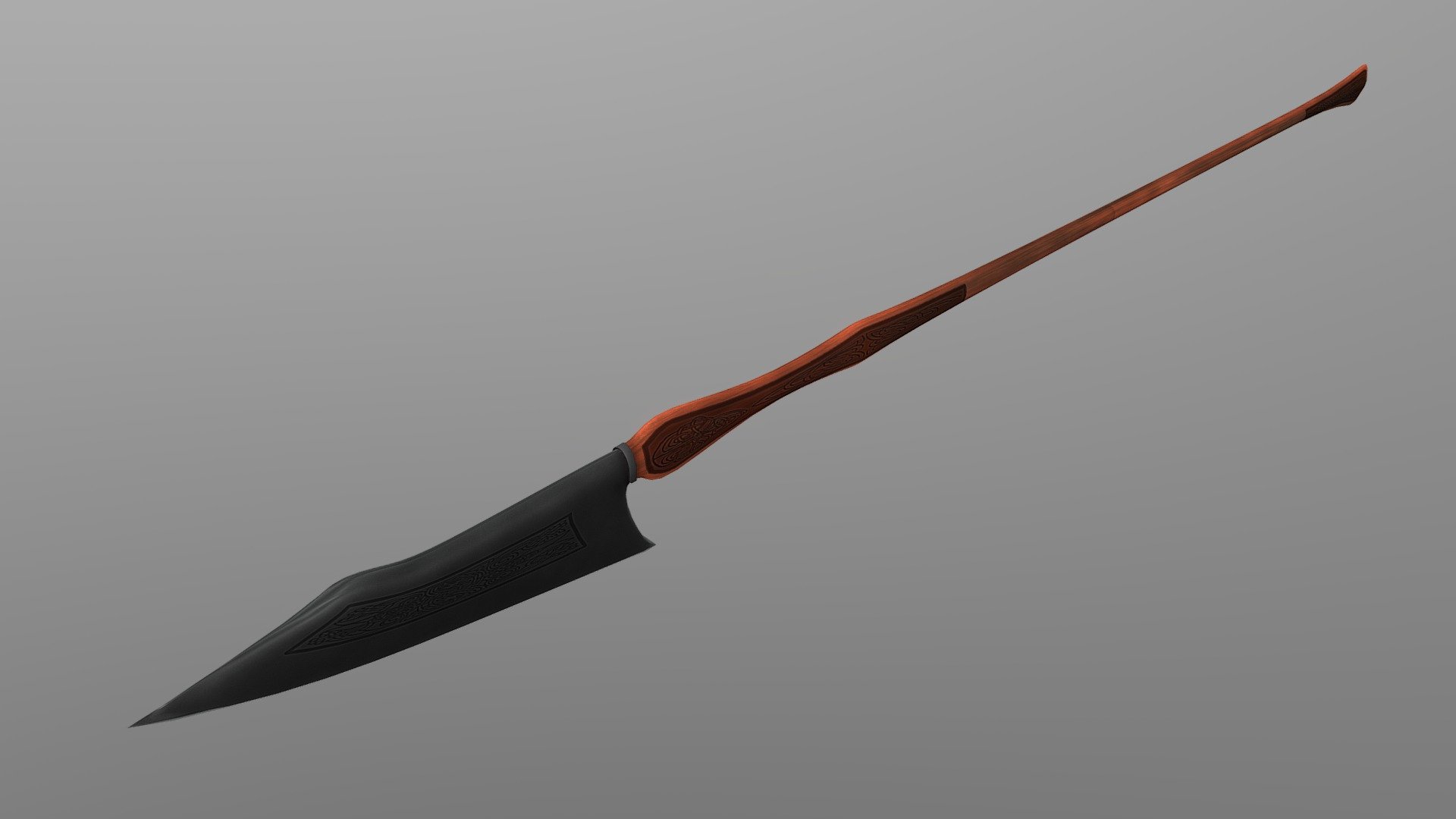 Woodland Spear 3d model