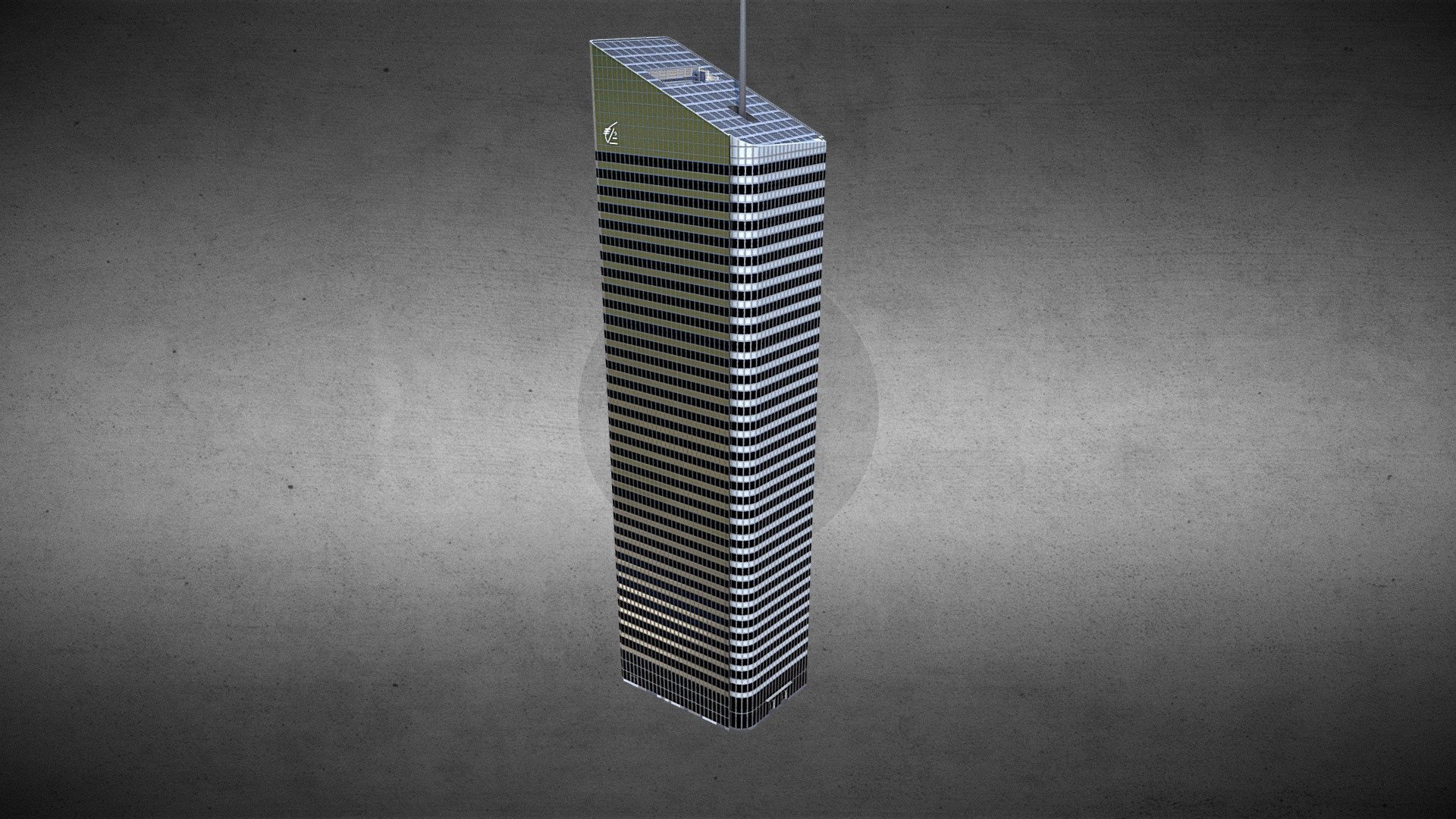 INCITY Tower 3d model