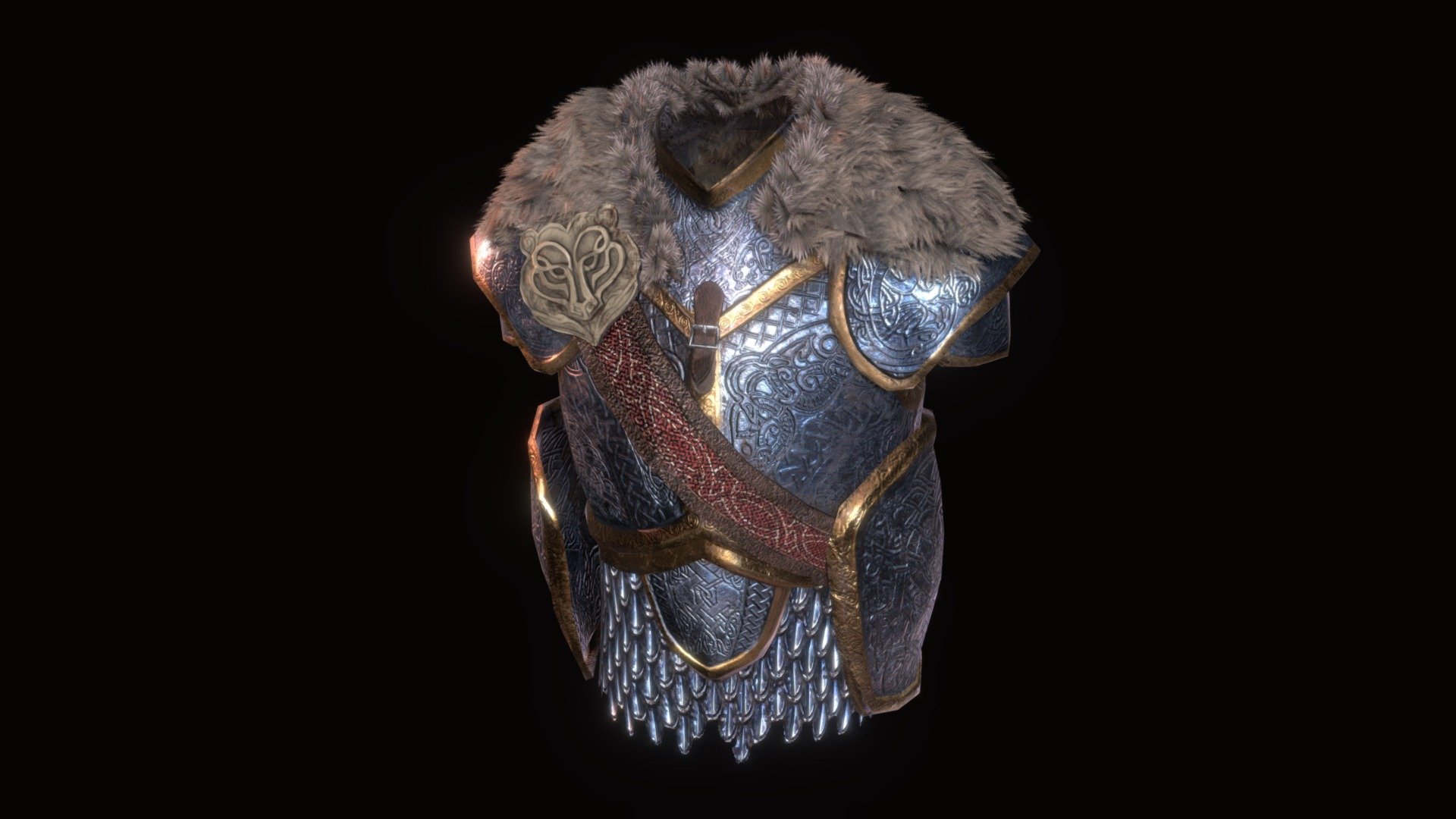 Mastercrafted Mithril Cuirass 3d model