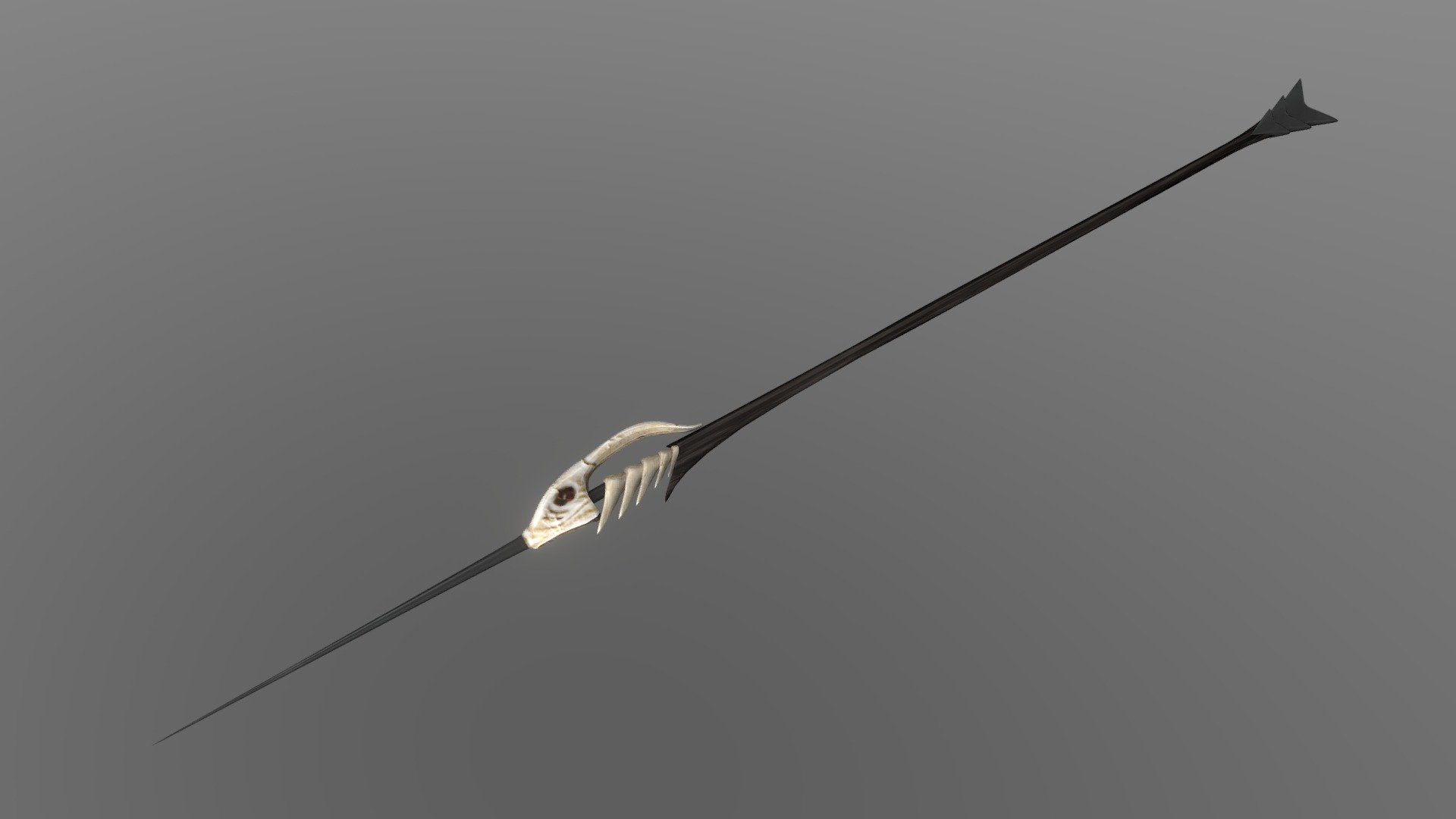 Fishbone Spear 3d model