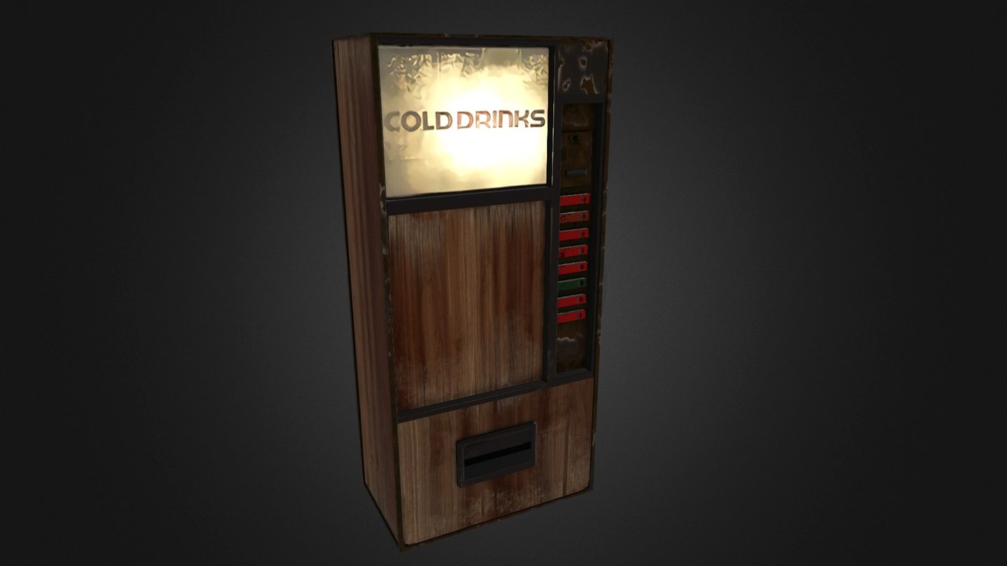 HL2 Beta Vending machine 3d model