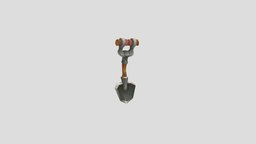 Stylized handpaint shovel