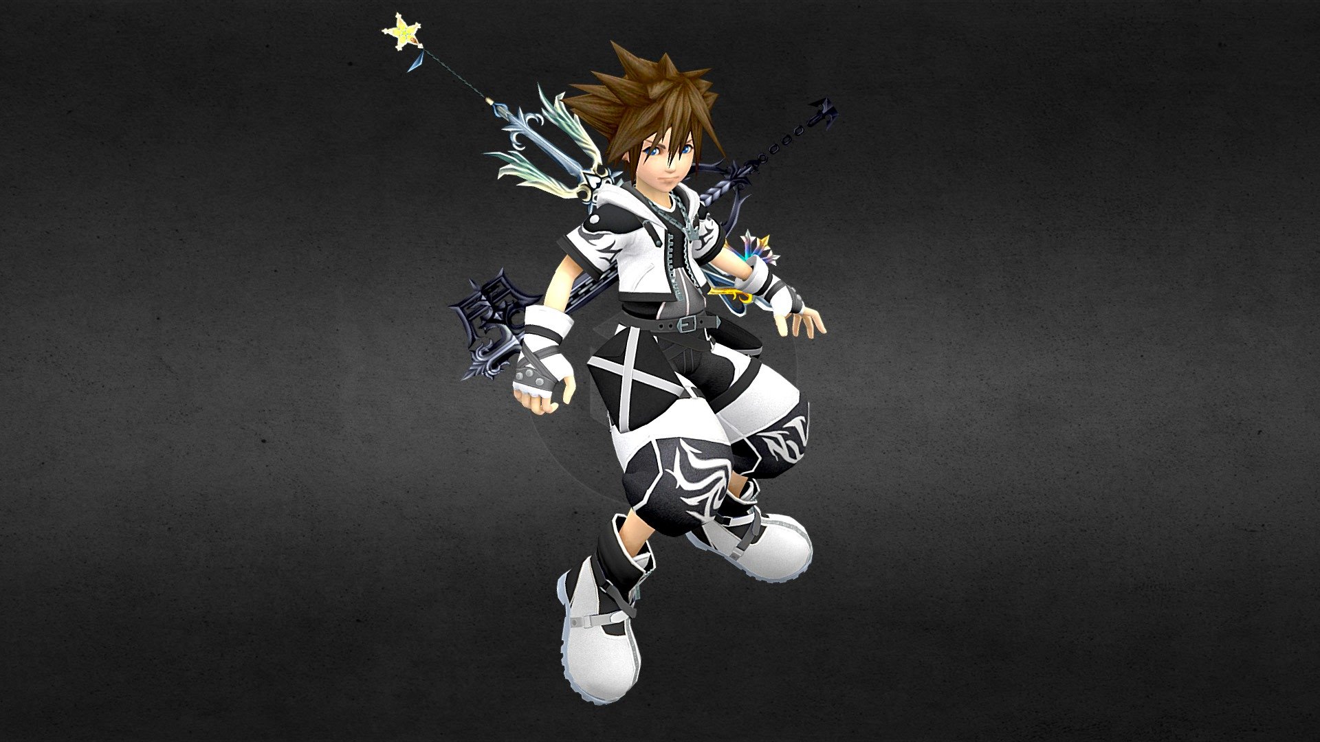 Sora (Final Form Art) SSBU Styled 3d model