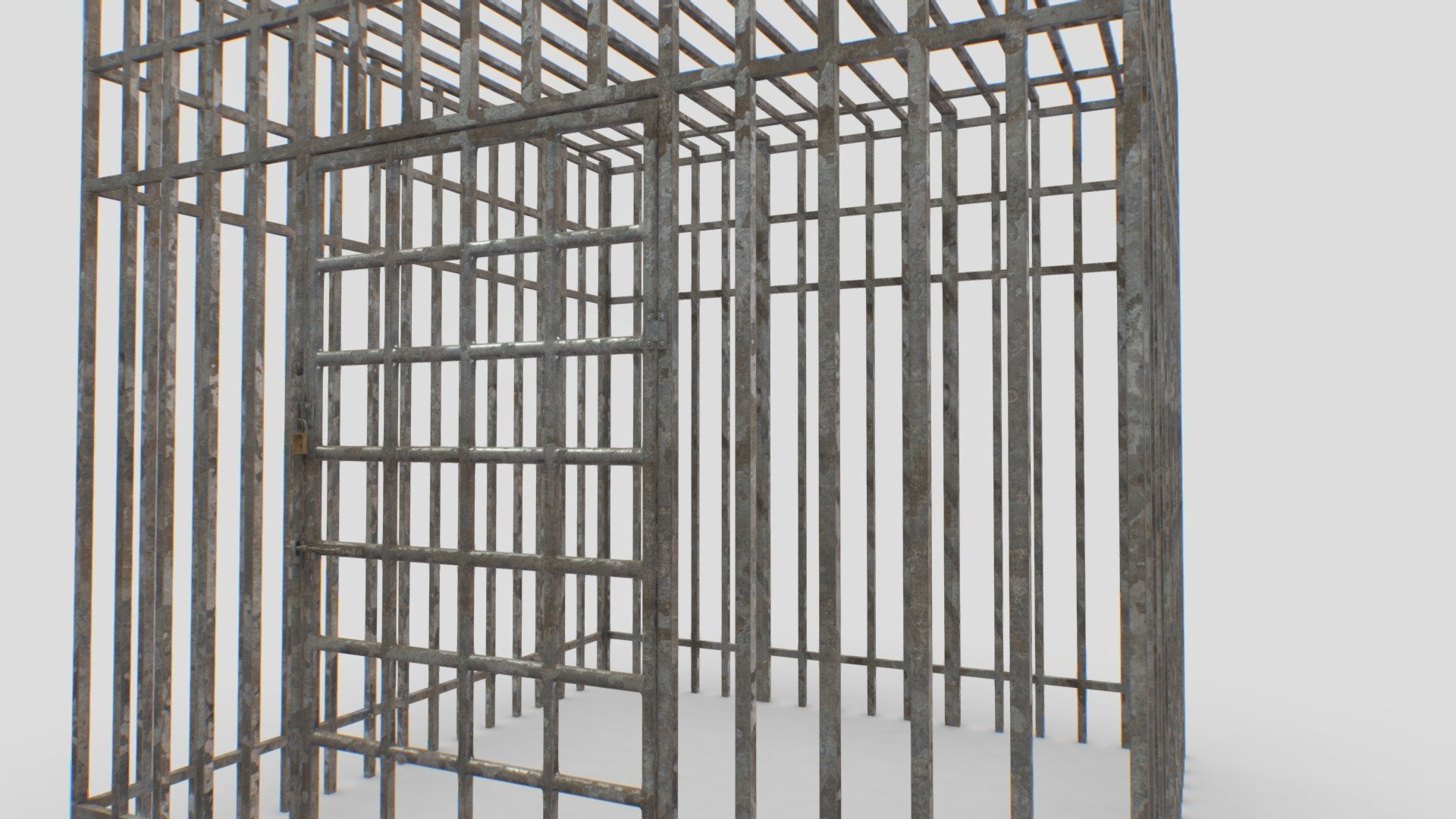 Basement Jail Storage or Cell Pack 1 3d model