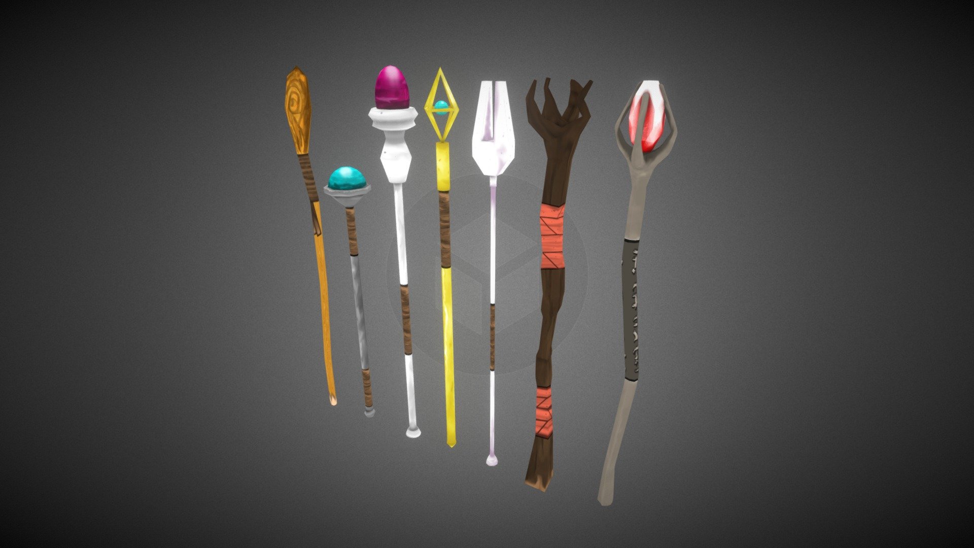 3rd Weapon Set 3d model