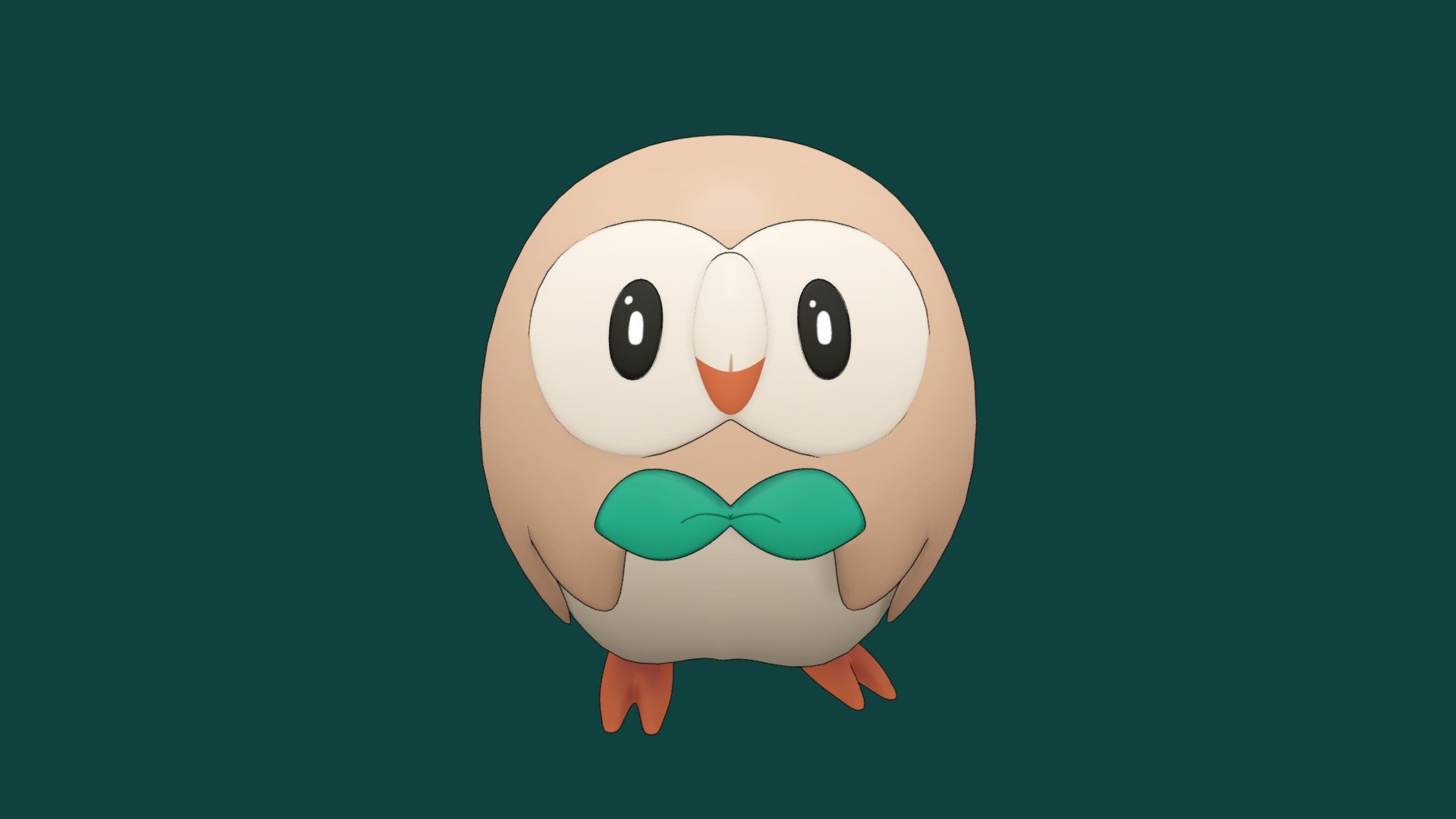 Pokémon: Rowlet 3d model