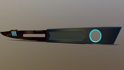 3d Hard Surface Knife