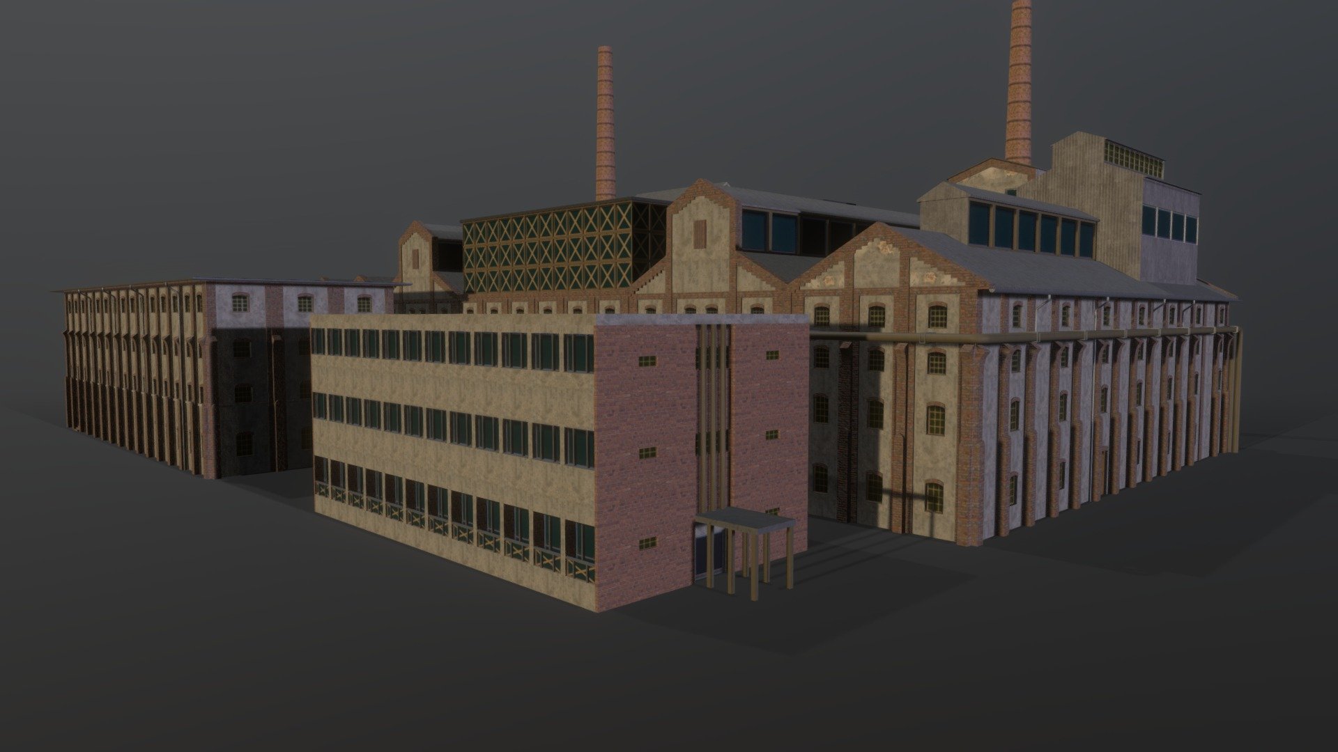 Sugarmill Factory 3d model