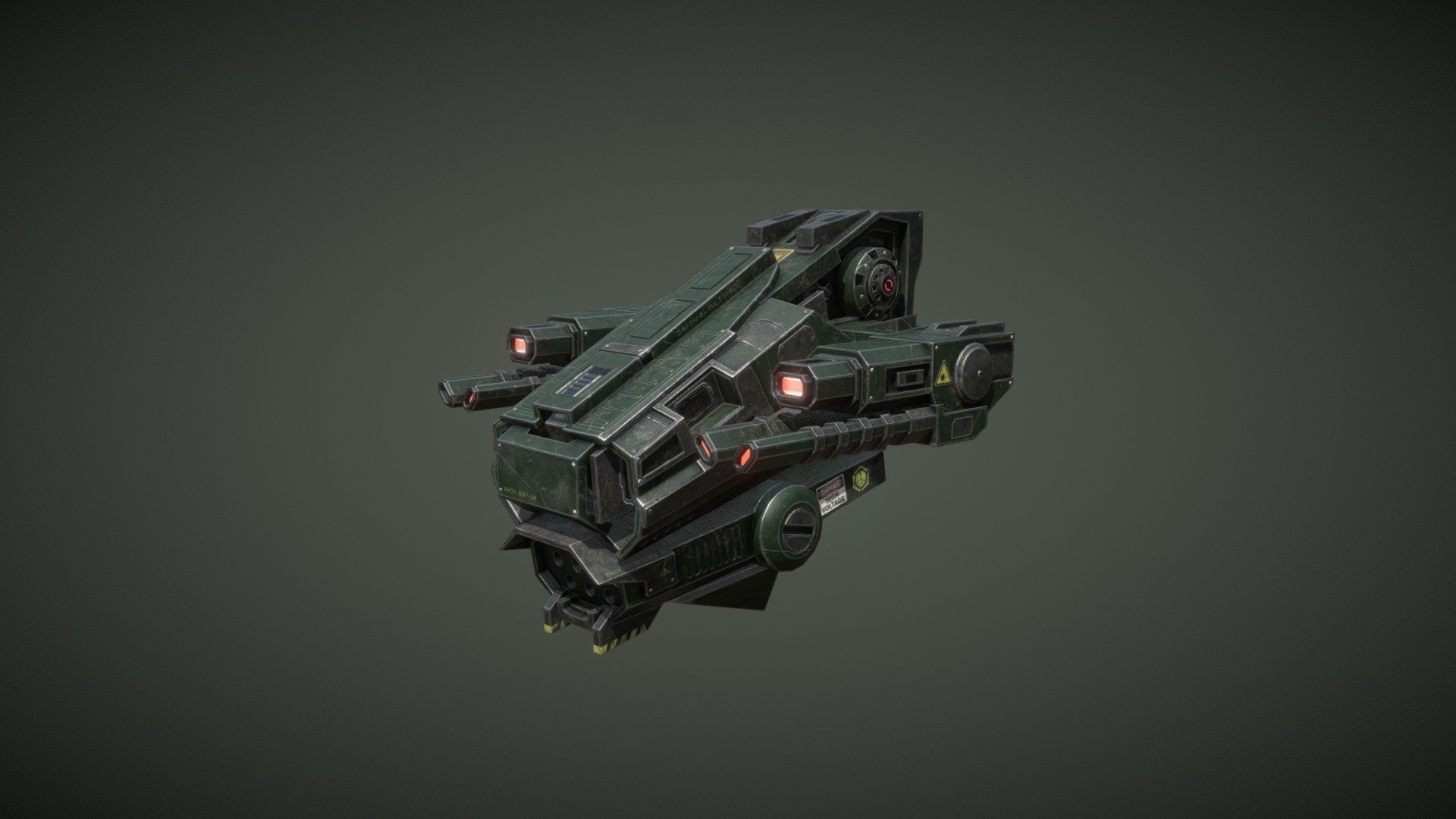 Sentinel Mk.1 Main Battle Drone 3d model