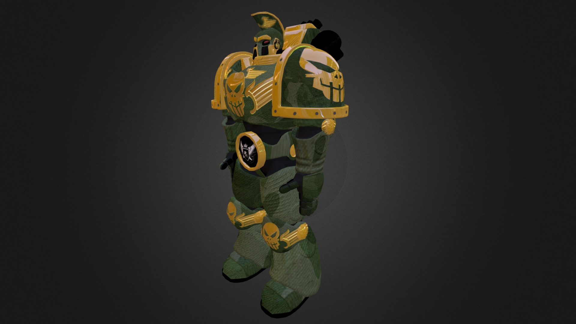 Warhammer 40k Spartan Marines 3d model