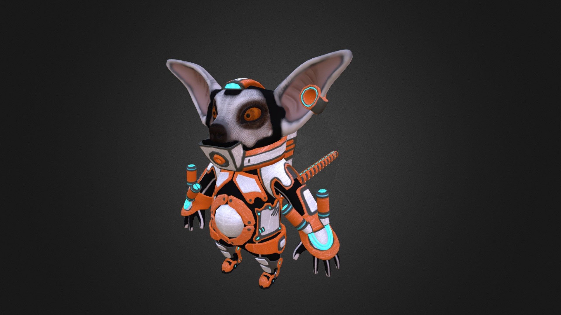 Munkeyd 3d model