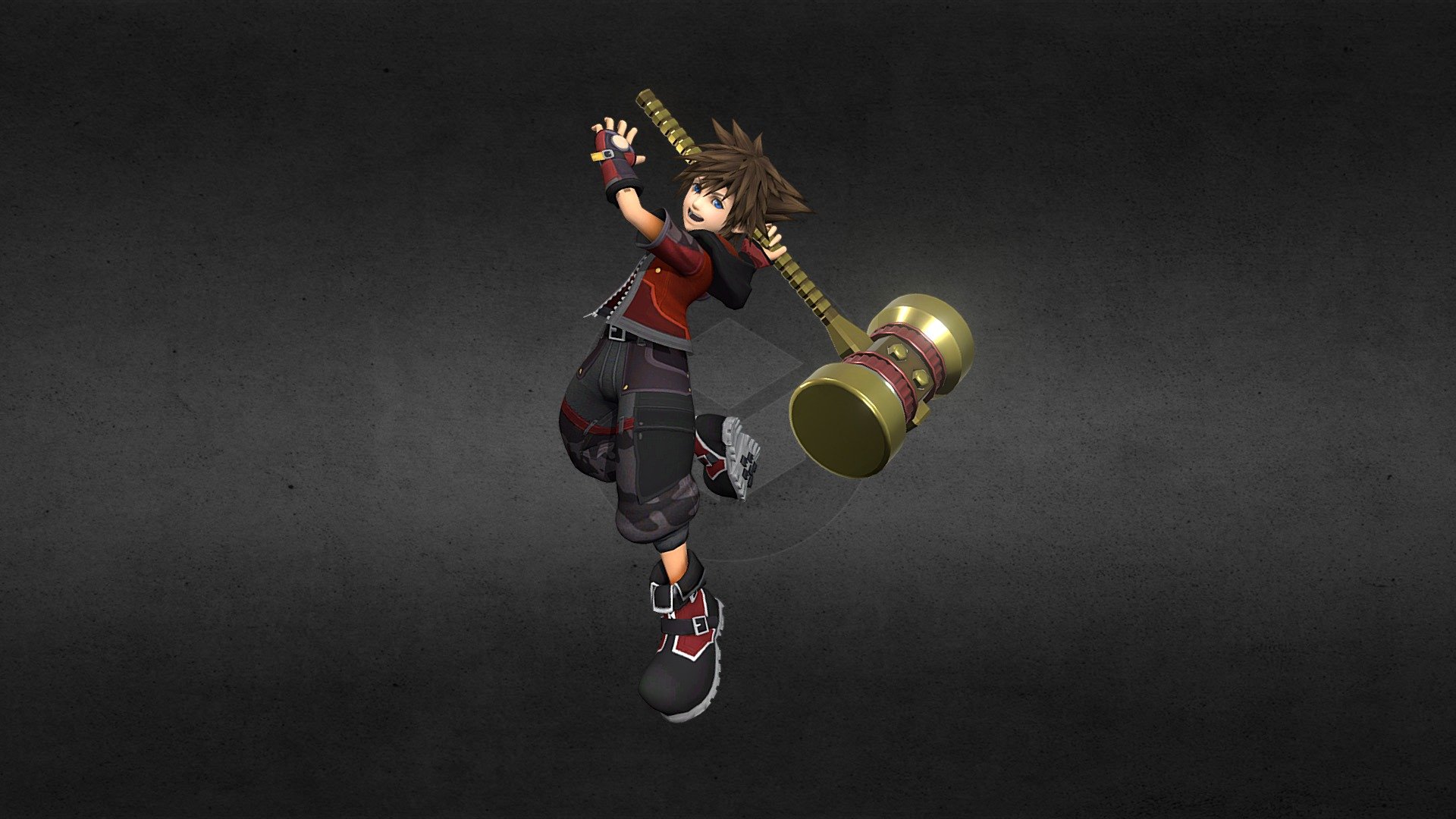 Sora (Strike Form Art) SSBU Styled 3d model