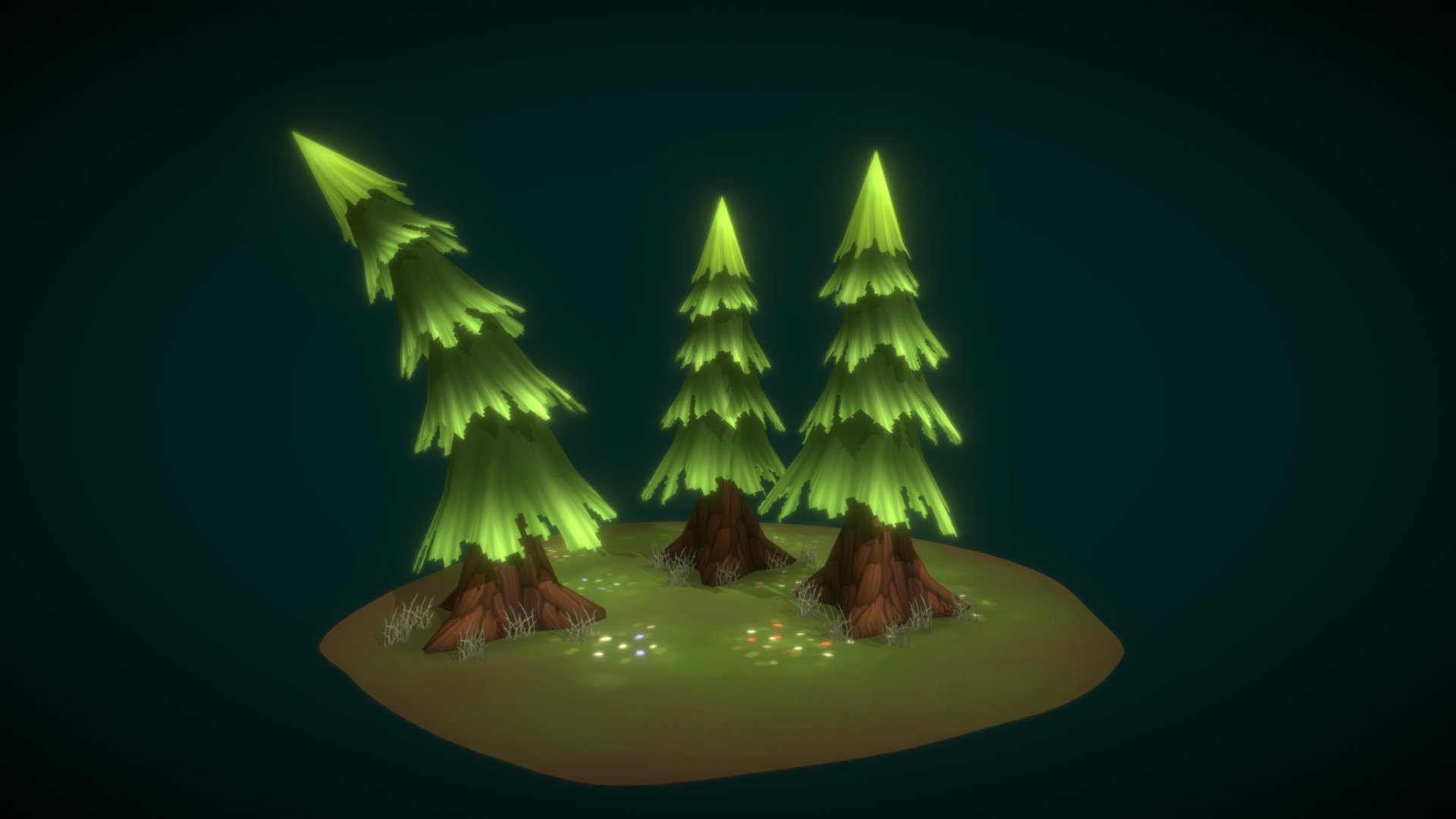 Pine Forest 3d model