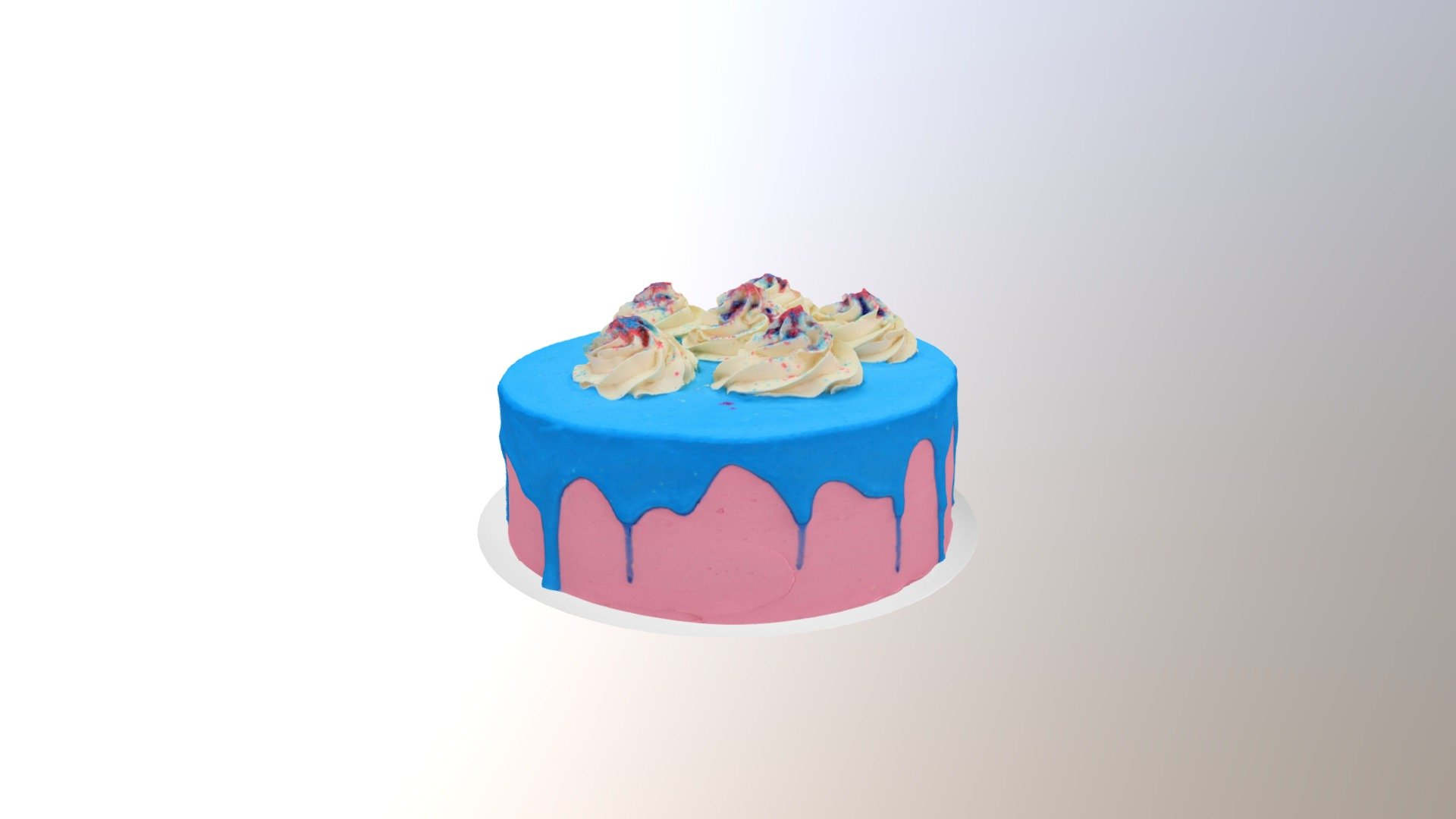 Unicornio Cake 3d model