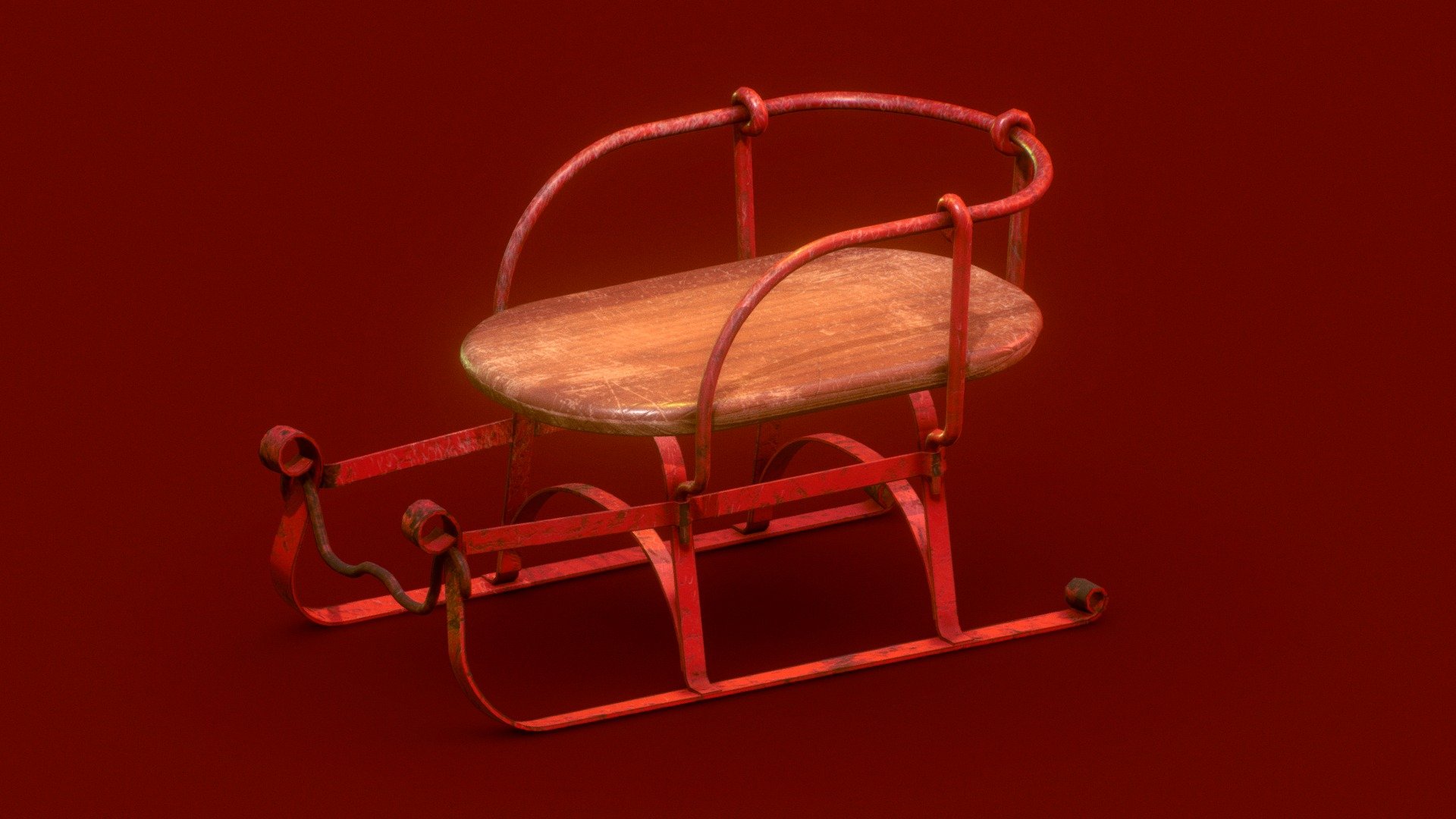 SLED 1 3d model