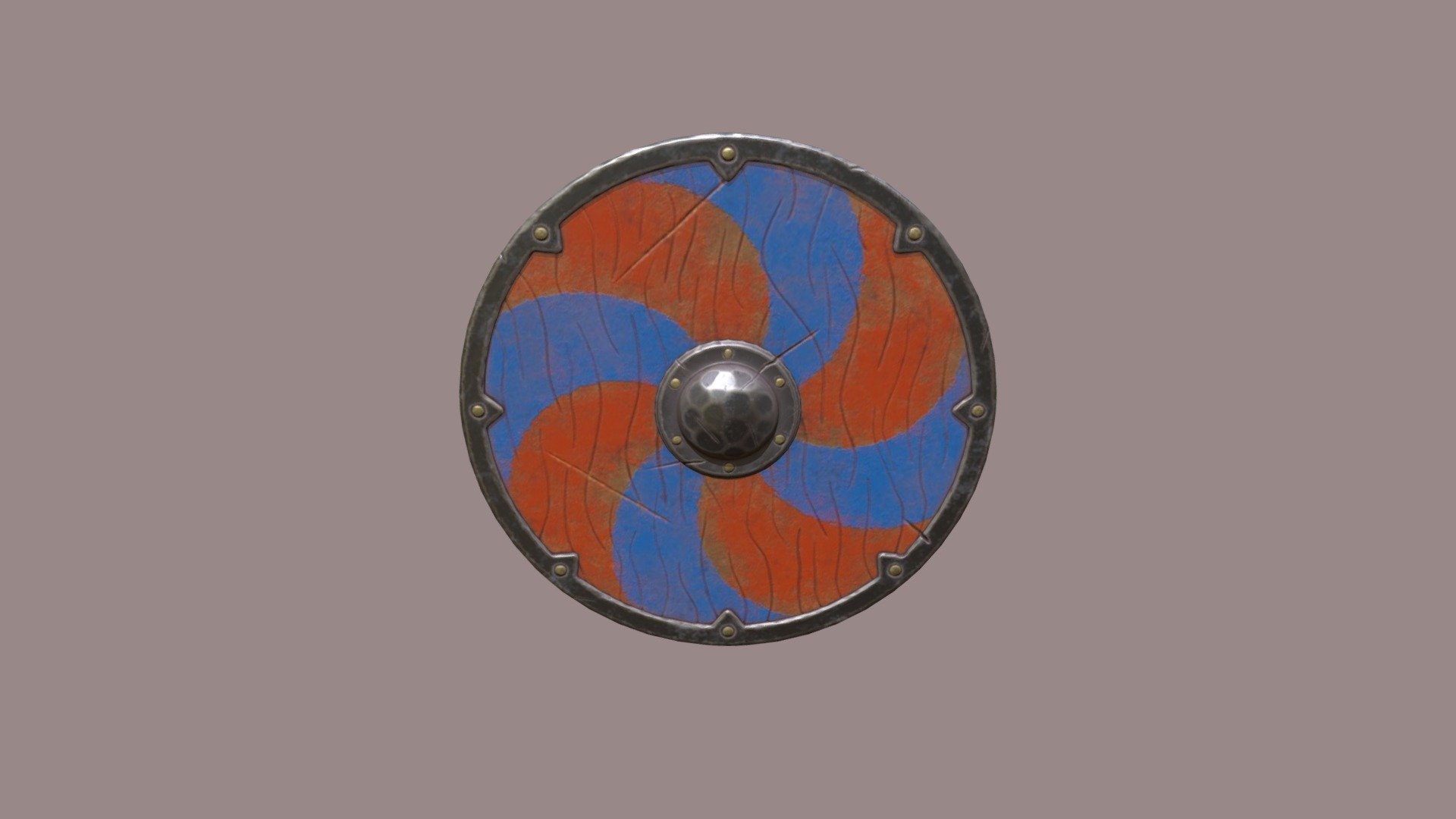 Viking Shield 3d model