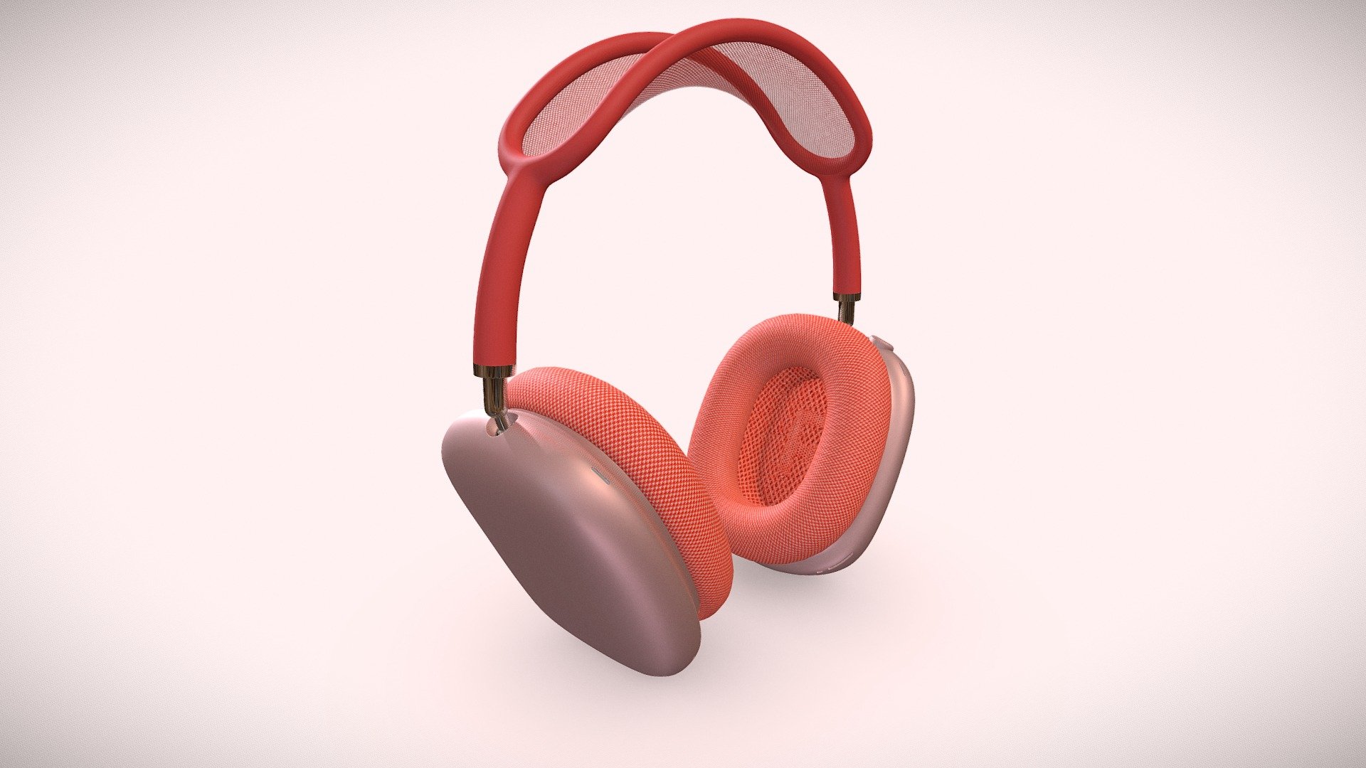 AirPods Max Pink Headphone 3d model