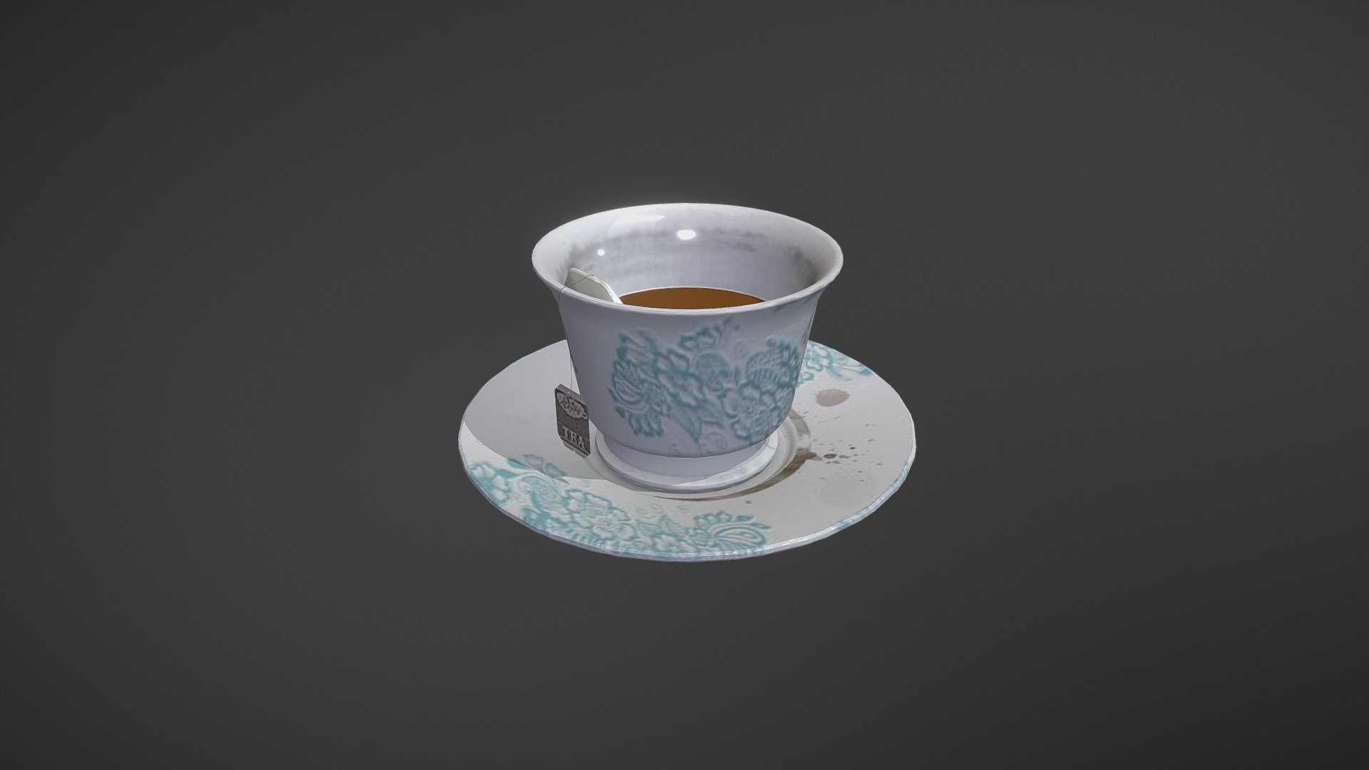 A Tea Cup 3d model