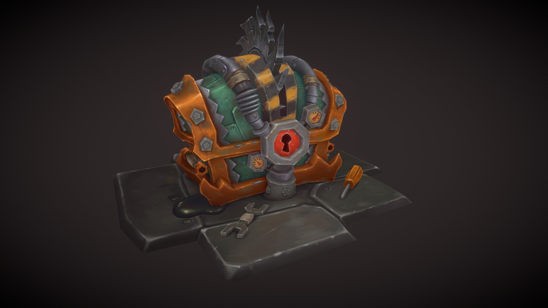 "Totally Safe" Goblin Cache of Explosives 3d model