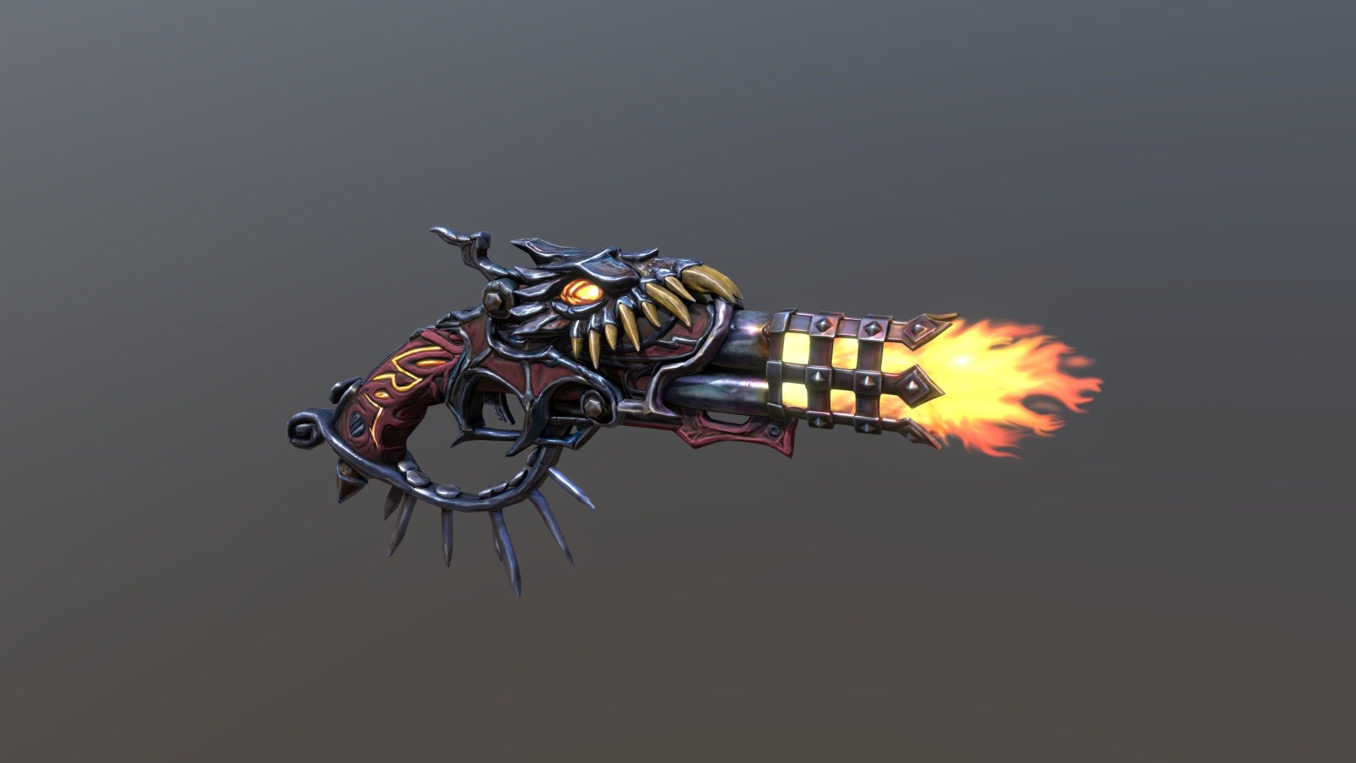 Magic Pistol 3d model