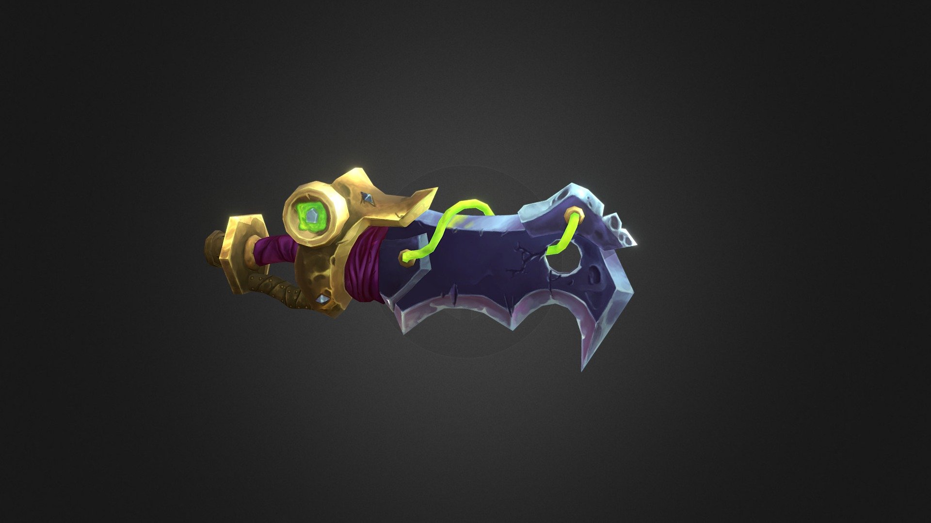 Toxic Sword 3d model