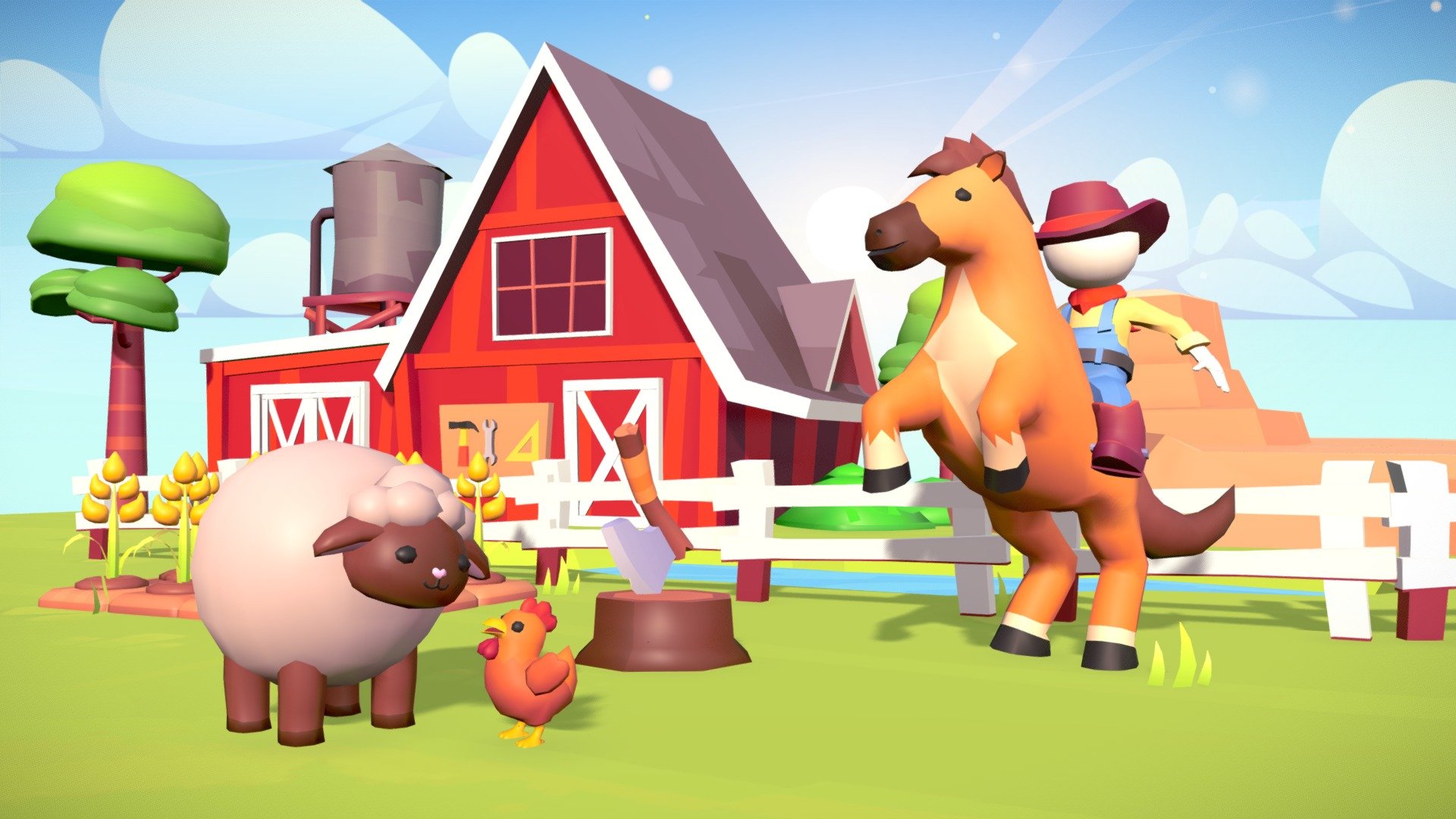 Western Farmer 3d model