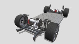 2020 Tesla Roadster 3 Motor Chassis