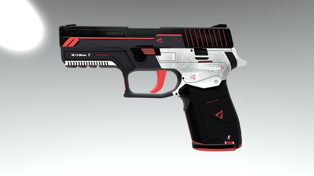 P250 | Cyrex 3d model