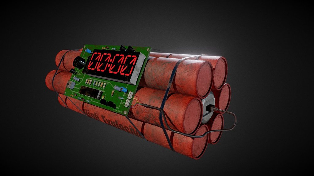 ClockBomb 3d model