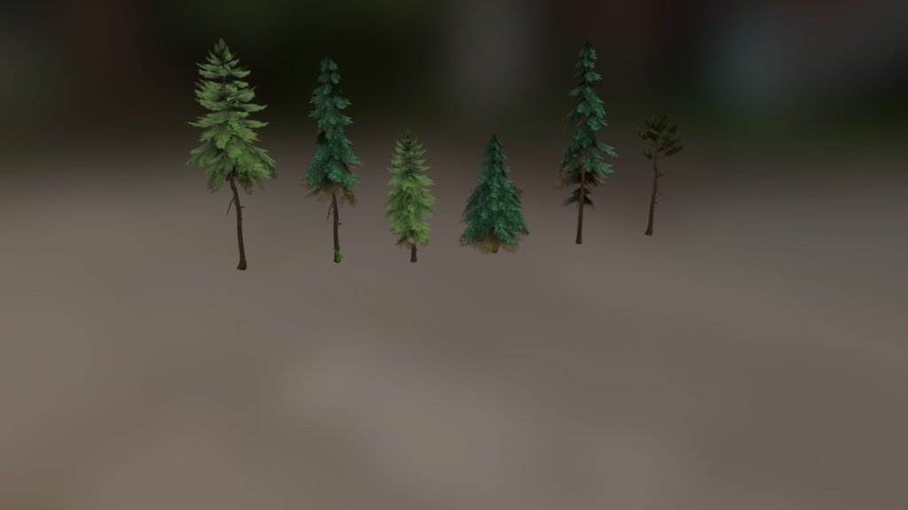 Trees 3d model