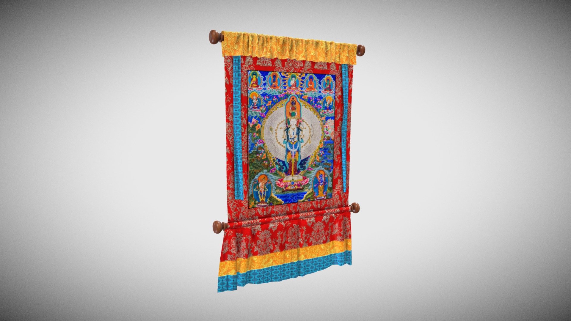 Thangka 3d model