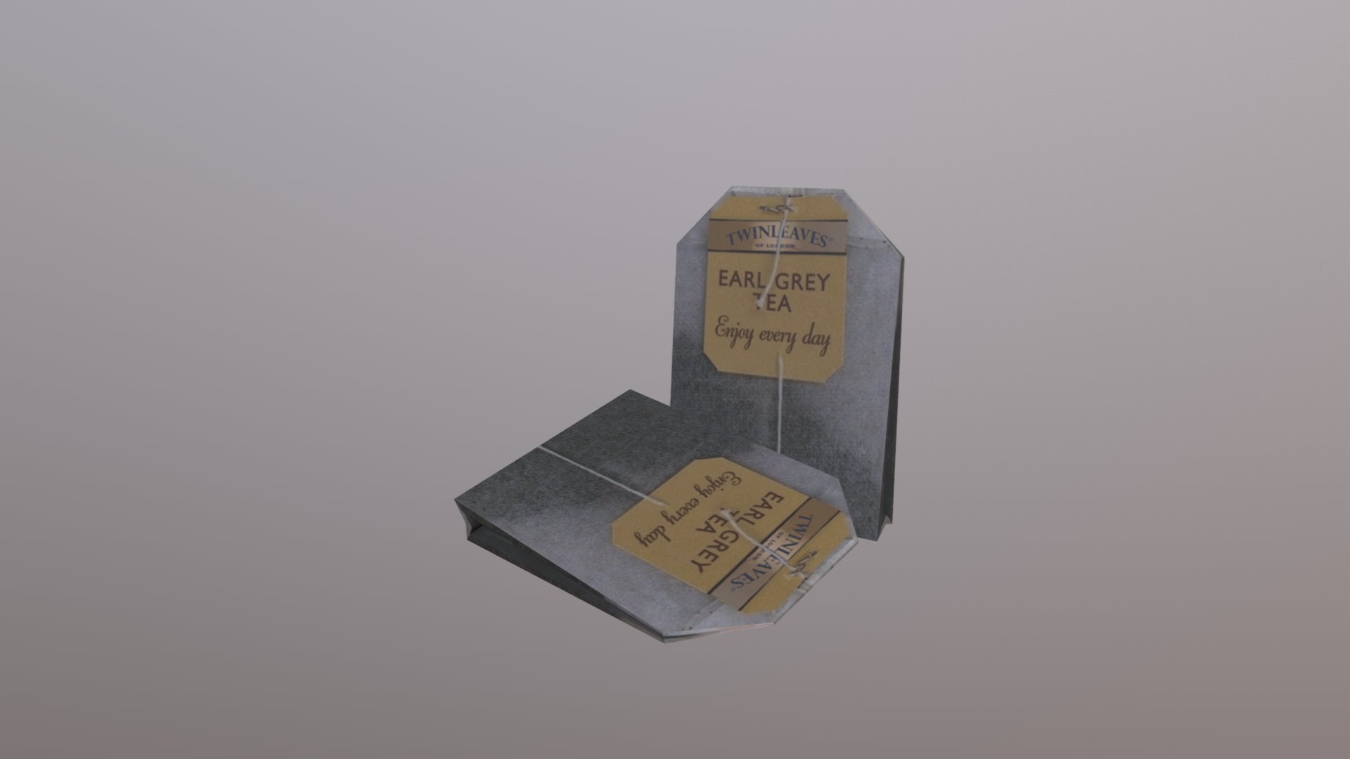 Tea Bags 3d model