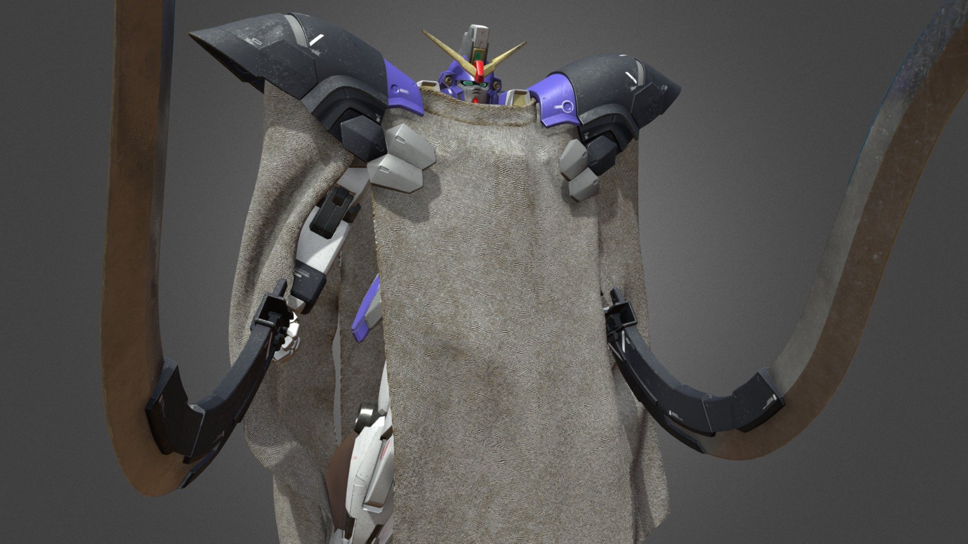 EW Sandrock Gundam Ka ver. 3d model