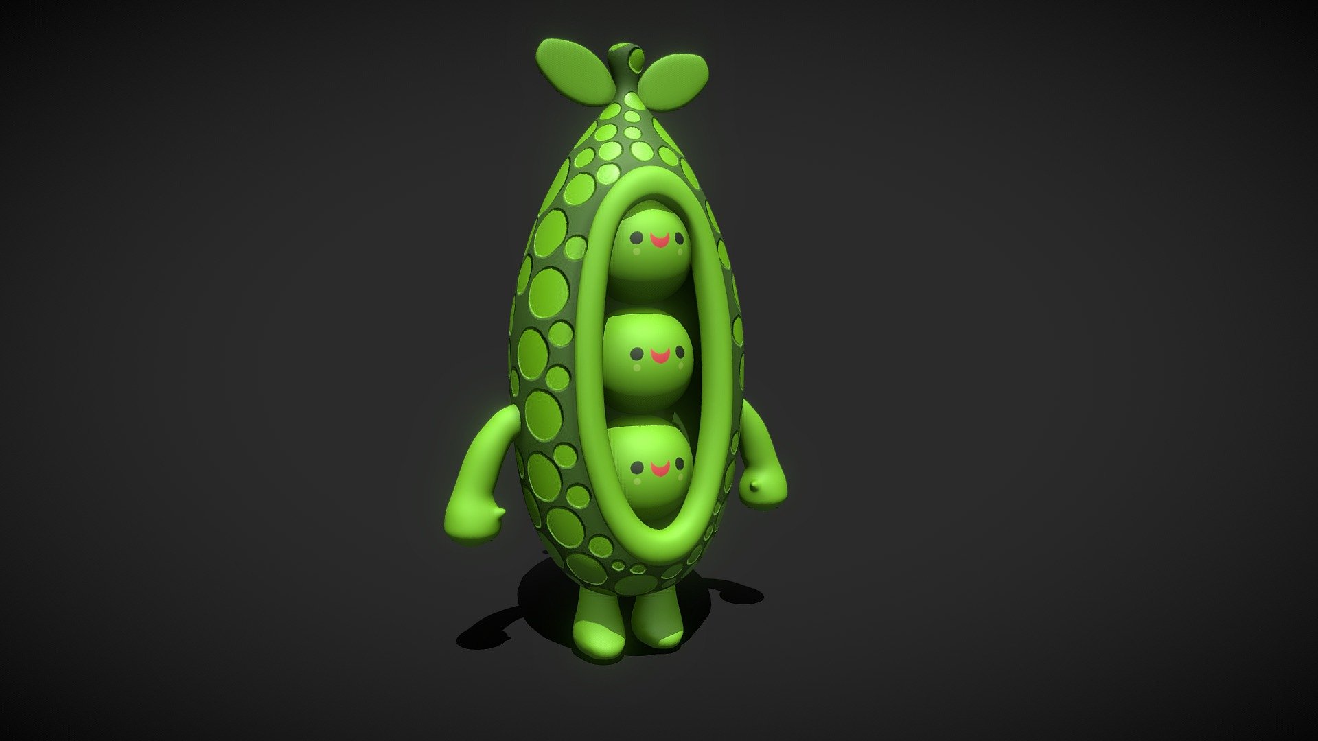 Glorious Pea 3d model