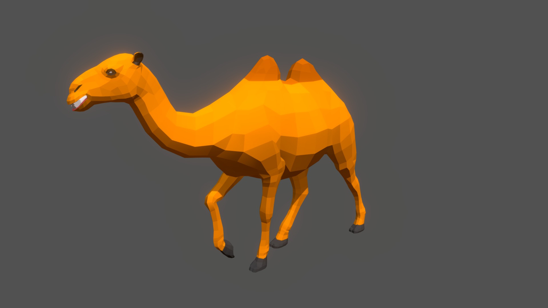 Camel Walk Forward 3d model