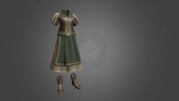 Apron Peasant Dress