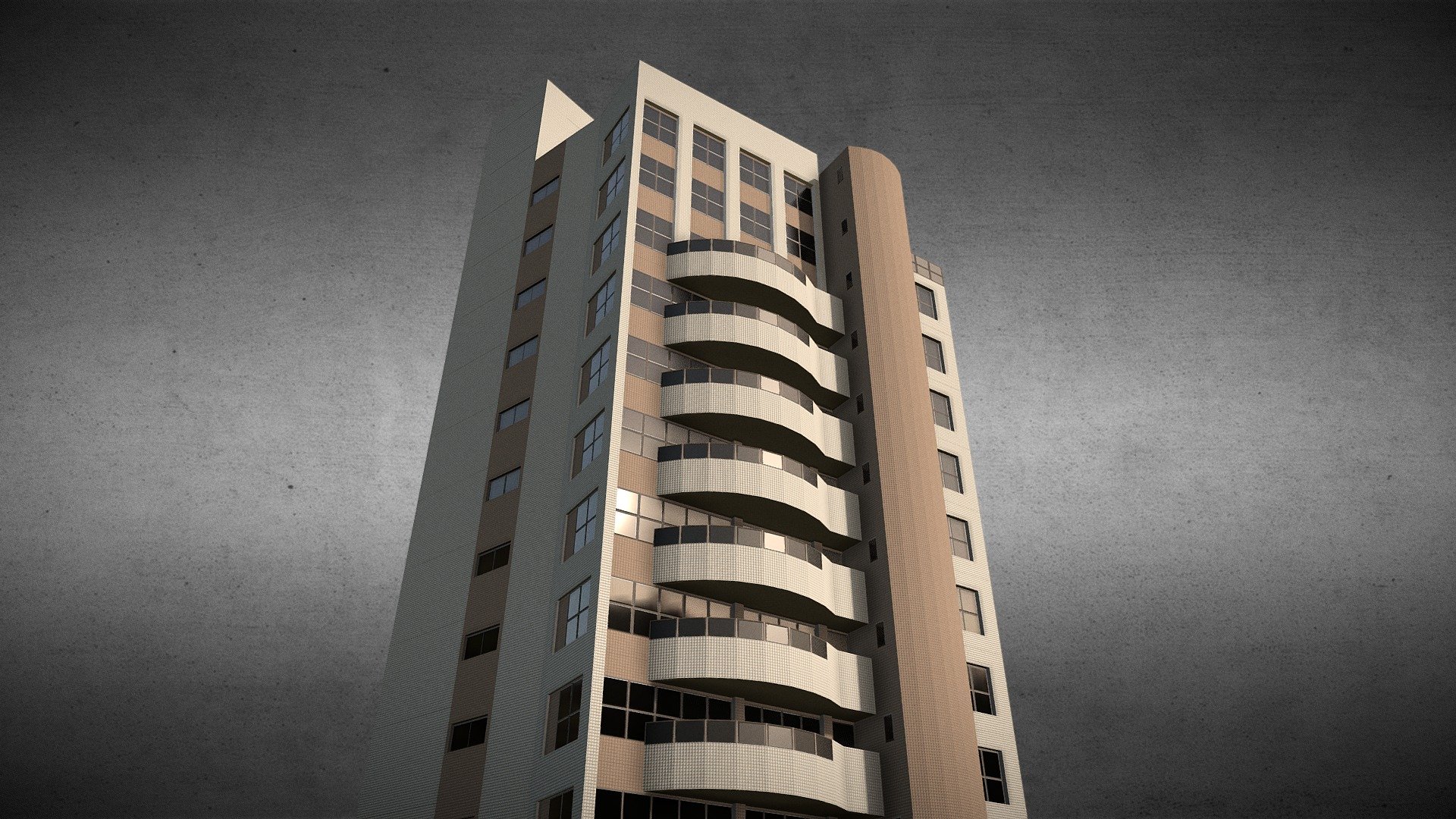 Edifício LEspace 3d model