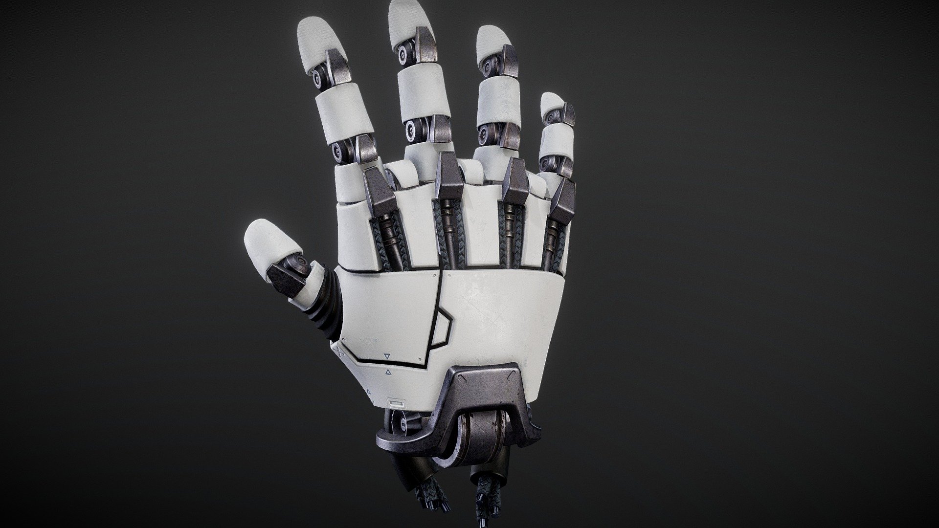 Sci-fi Robotic Hand 3d model