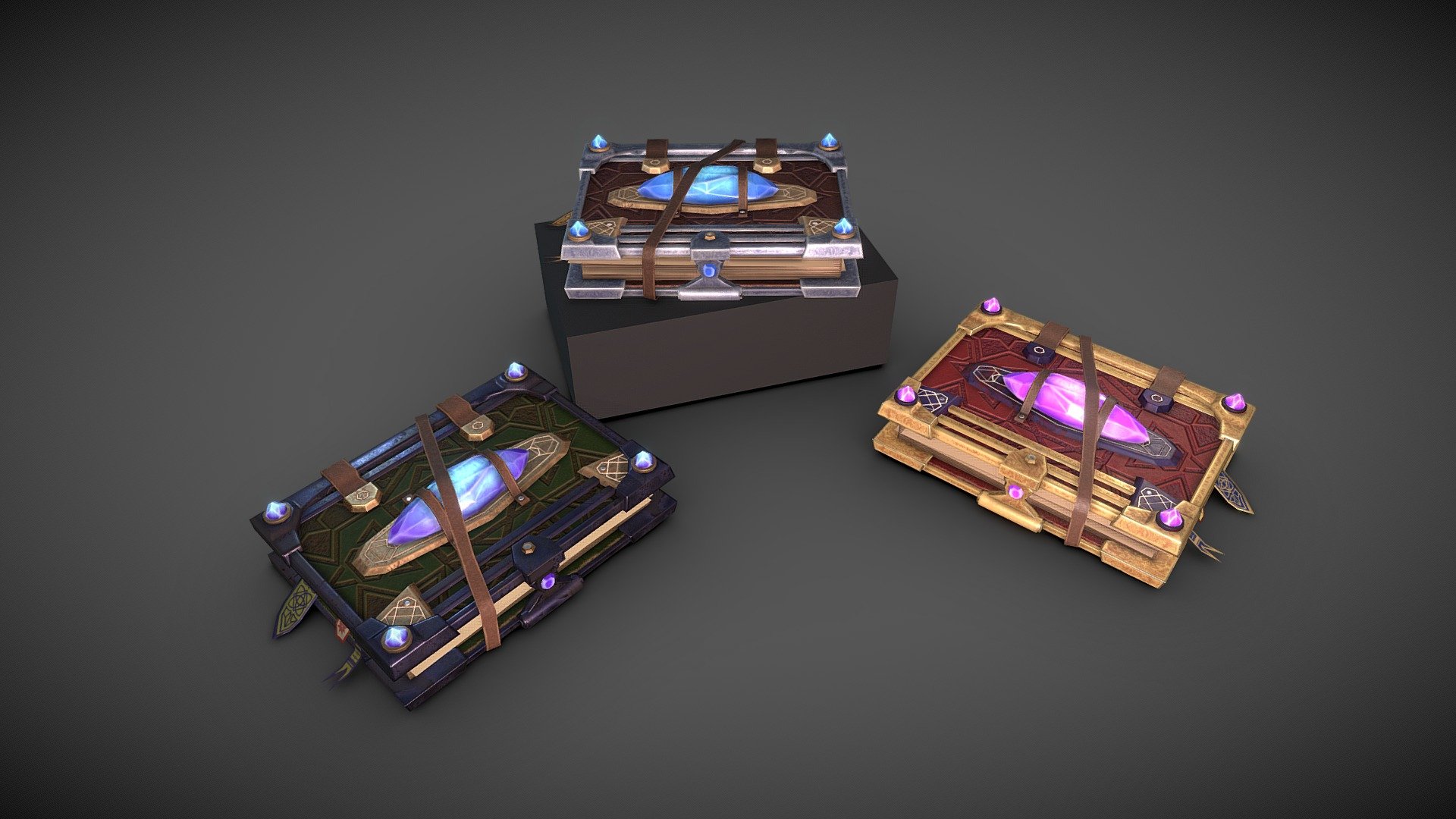 Magic Books 3d model