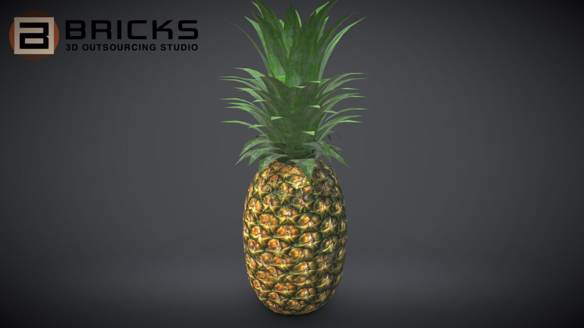 Pineapple 3d model